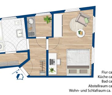 Kleines Apartment mitten im beliebten Paulusviertel! Perfekt für St... - Photo 1