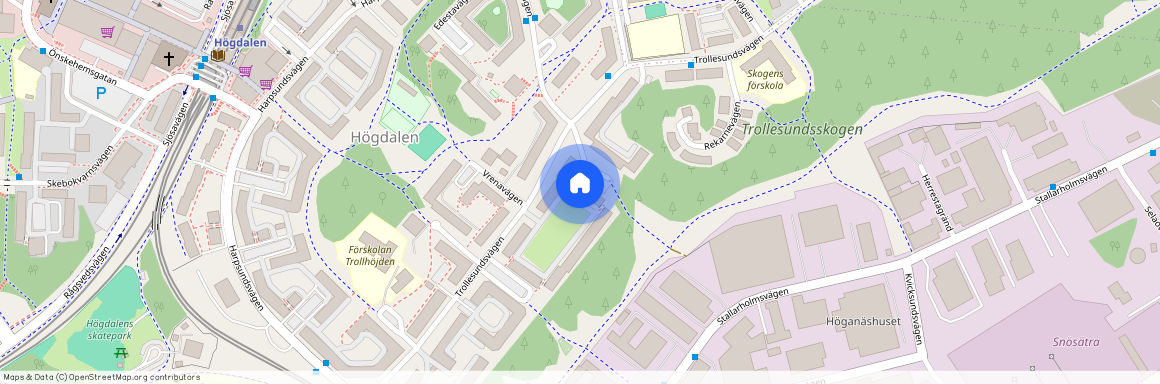 Trollesundsvägen 95, Högdalen