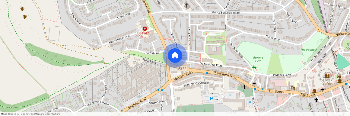 De Montfort Road, Lewes BN7 1ST