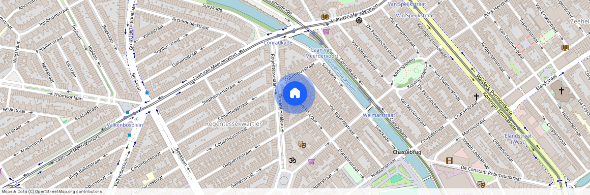 Koningsplein en omgeving, 2562 CE, Franklinstraat, Den Haag