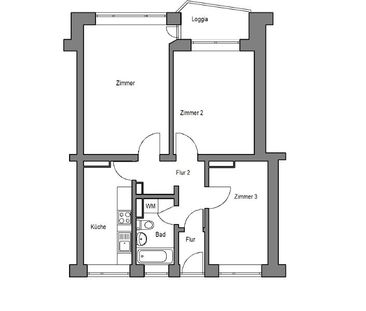 3 Zimmer-Wohnung mit Aufzug und neuem Duschbad - "Freie Scholle eG" - Foto 4