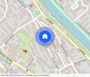 Nur für Studenten! 1-Zimmer-Wohnung in Graz, Grüne Gasse 48 - Foto 1