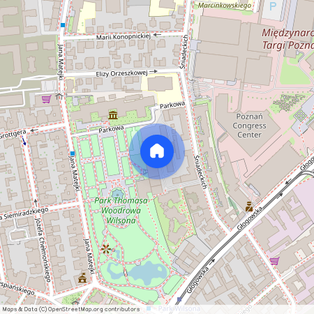 ul. Parkowa, Łazarz, Grunwald, Poznań, wielkopolskie