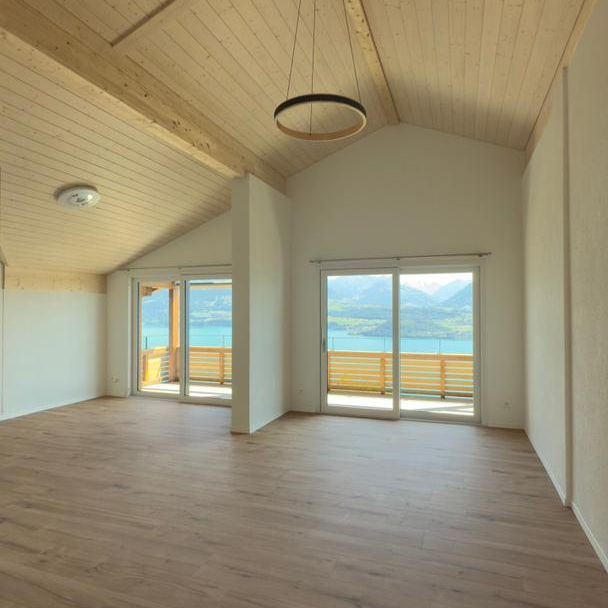 Moderne 4-Zimmer-Wohnung mit Seeblick in Aeschlen ob Gunten - Foto 1
