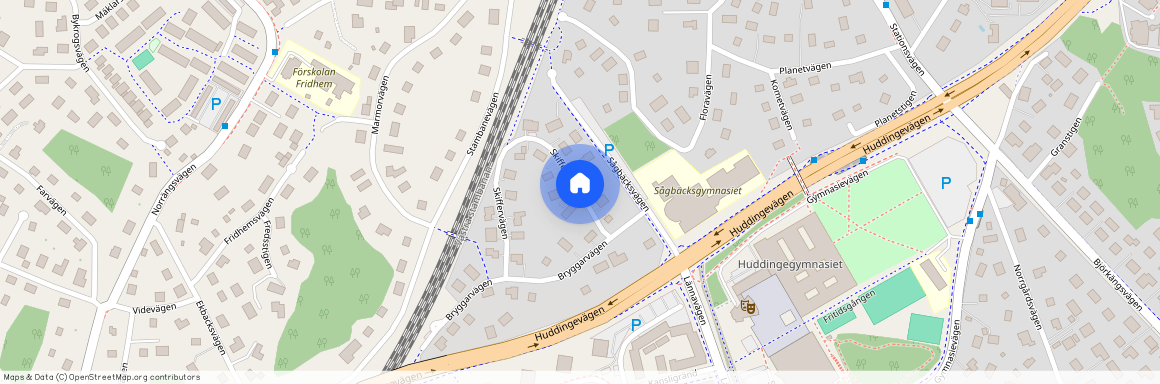 Skiffervägen, Huddinge