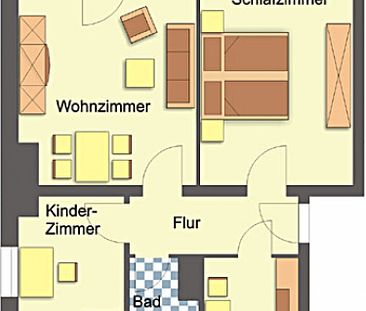 Wohnung, 3 Zimmer (62,4 m²) - Foto 1