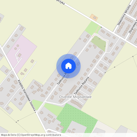 ul. Tadeusza Rejtana, Pępowo, Żukowo, kartuski, pomorskie