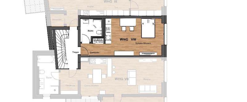 Modernisiertes Appartement mit Einbauküche! - Foto 1