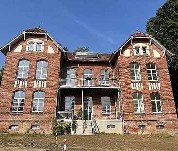 Außergewöhnliche Wohnung im Denkmalschutz mit Parkettboden - Photo 2