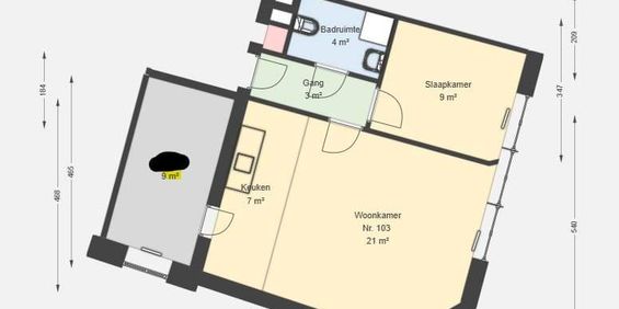 Studio Hammerstraat, Rotterdam (Oude Noorden) - À louer - Photo 3