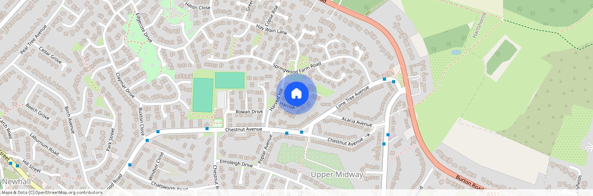 Harrow Road, Midway, Swadlincote, DE11