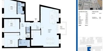 1190! Klimatisierte 4-Zimmer Wohnung mit Balkon Nähe Rudolfinerhaus ab Mitte Oktober 26! Erstbezug nach Sanierung! - Photo 3