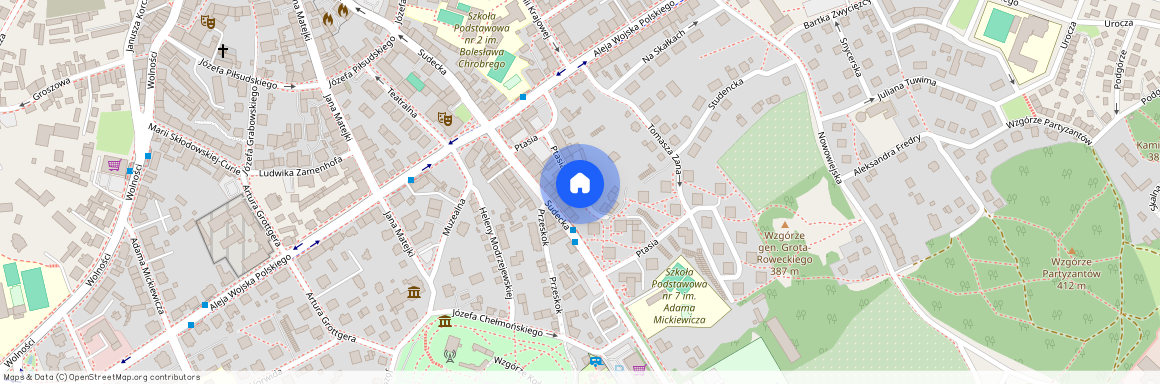 ul. Ptasia, Śródmieście, Jelenia Góra, dolnośląskie