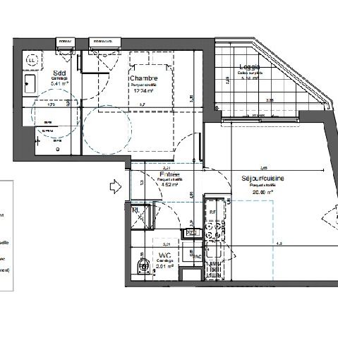 Location Appartement 2 pièces 45m² CROIX 59170 - Photo 2