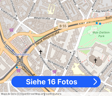 Mitten in der City - Apartment mit Balkon Nähe Barbarossaplatz - Foto 1