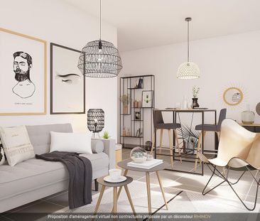 location Appartement T2 DE 44.9m² À VILLEURBANNE - Photo 2