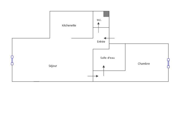 Location annuelle - appartement type 2 cœur de la Londe - Photo 1
