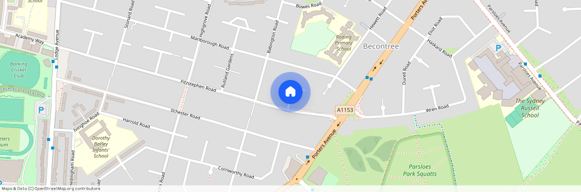 Dronfield Gardens, Dagenham, RM8