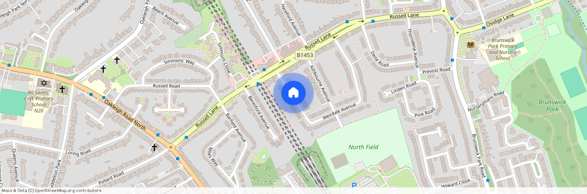 Weirdale Avenue, Whetstone, London, N20