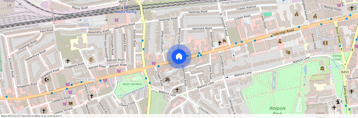 Uxbridge Road, Ealing, W13, London