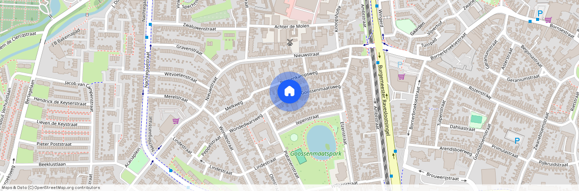 Wonde en omgeving, 7605 EC, Goossenmaatsweg, Almelo