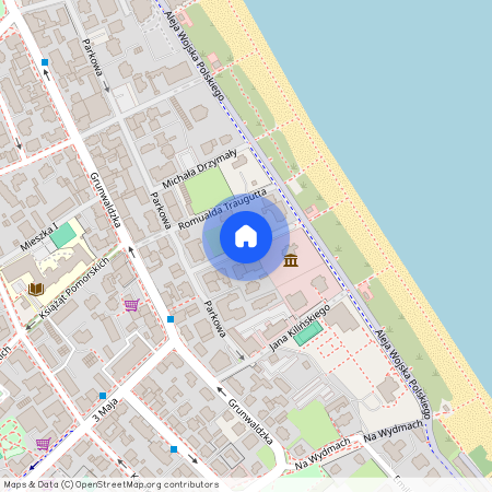 ul. Księcia Józefa Poniatowskiego, Dolny Sopot - Grunwaldzka, Dolny Sopot, Sopot, pomorskie