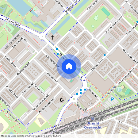 Taag- en Rubicondreef en omgeving, 3561 GC, Moezeldreef, Utrecht