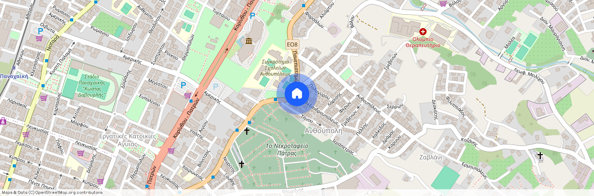 Ανθουπόλεως 6, Πάτρα 264 43, Ελλάδα (26443)