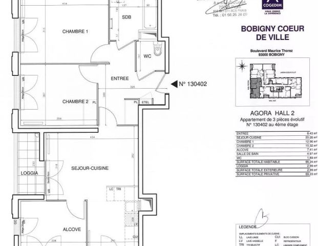 location Appartement T3 DE 66m² À BOBIGNY - Photo 1