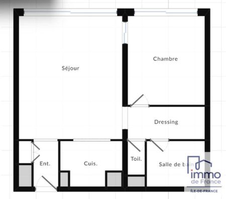 Location appartement t2 47 m² à Puteaux (92800) Defense Nord - Photo 3