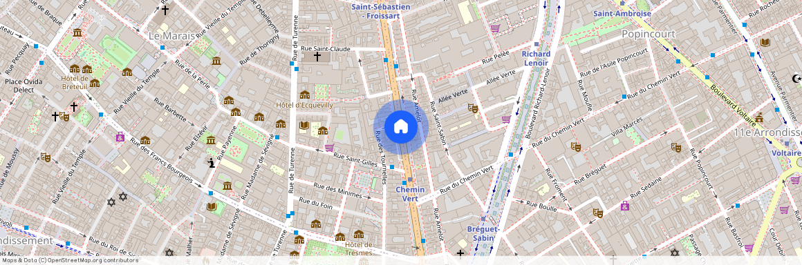 Boulevard Beaumarchais, Francja, Paris