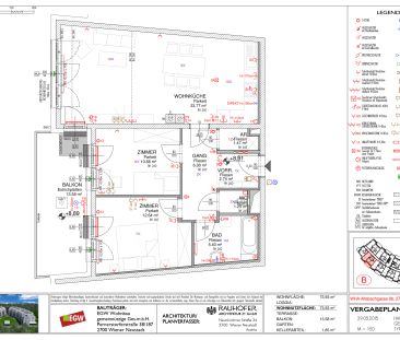 3-Zimmer-Wohnung mit Balkon, Top 37 - Photo 6