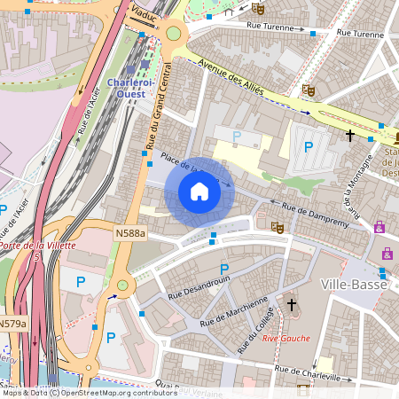 Place De La Digue, 11, 1, 6000, Charleroi