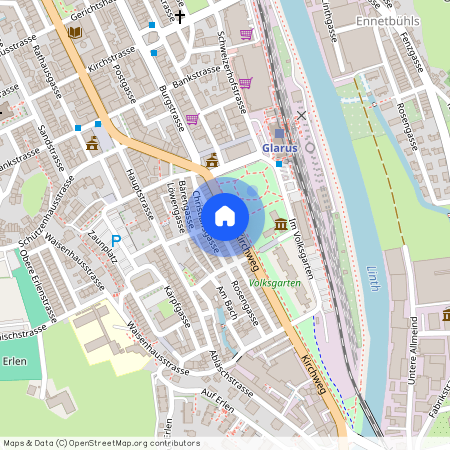 8750, Glarus, Allmeindstrasse, 1