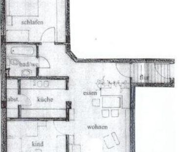 Erstbezug nach Renovierung - große 3 Raum Wohnung - Photo 2