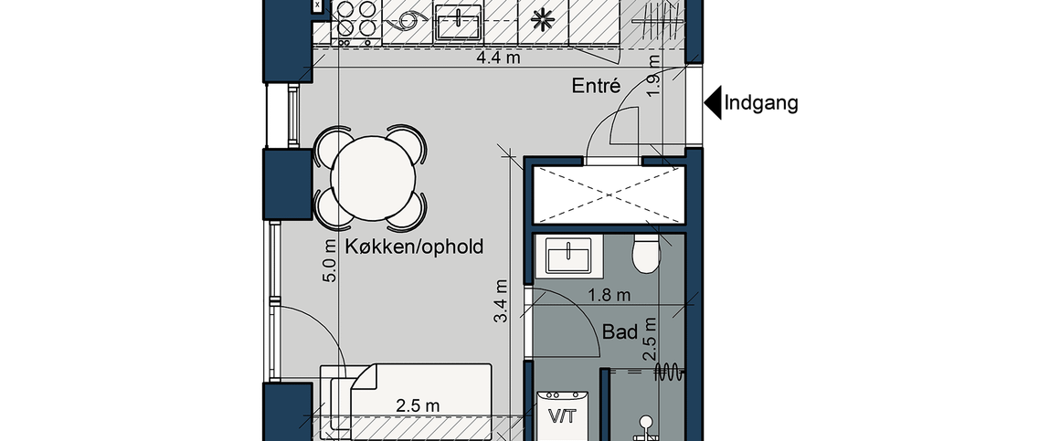 Østre Havnepark 15, 2. mf. - Photo 1