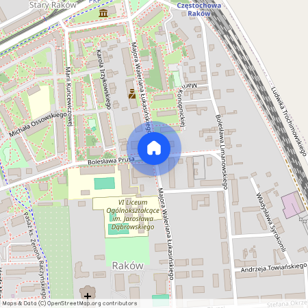 Łukasińskiego, Częstochowa (Grodzki), Częstochowa, Raków