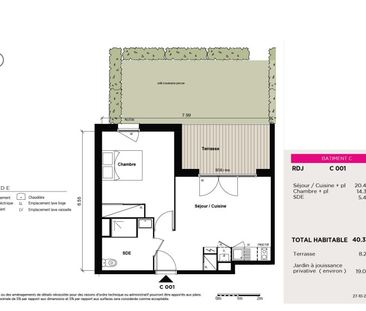 Location Appartement 2 pièces 40m² EAUNES 31600 - Photo 6