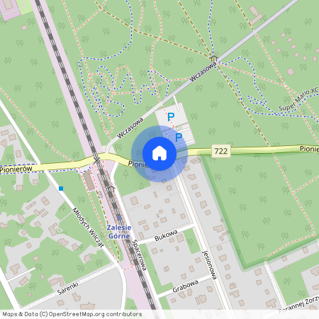 ul. Pionierów, Zalesie Górne, Piaseczno, piaseczyński, mazowieckie