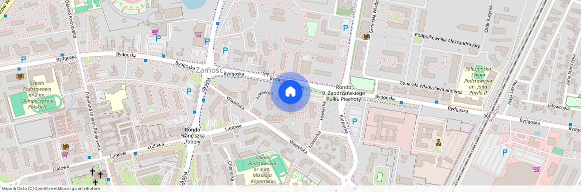 ul. Łowiecka, Piła, pilski, wielkopolskie