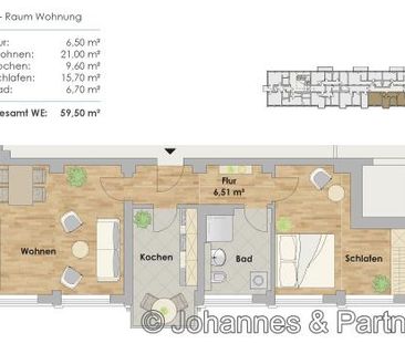 01219 Dresden - Seevorstadt , Gerhart-Hauptmann-Str. 1 WE 14 - Photo 1