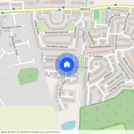 Chester Burn Close, Pelton Fell DH2