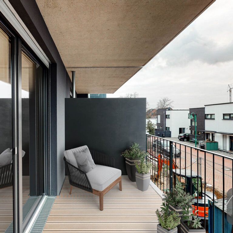 Moderne 2-Zimmer-Wohnung mit Balkon und EBK - Foto 1