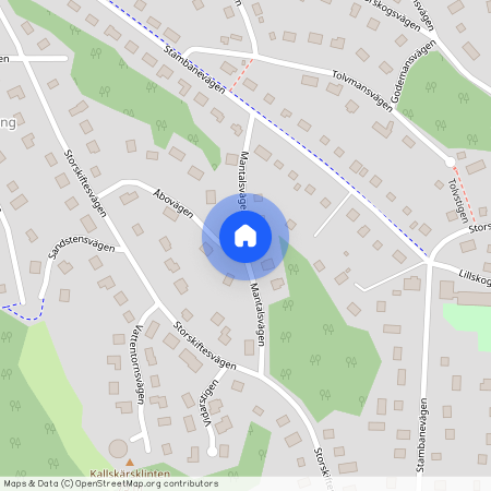 Mantalsvägen, Huddinge