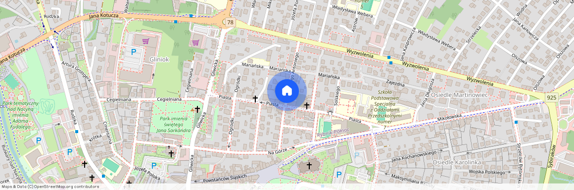 ul. św. Antoniego, Rybnik-Północ, Rybnik, śląskie