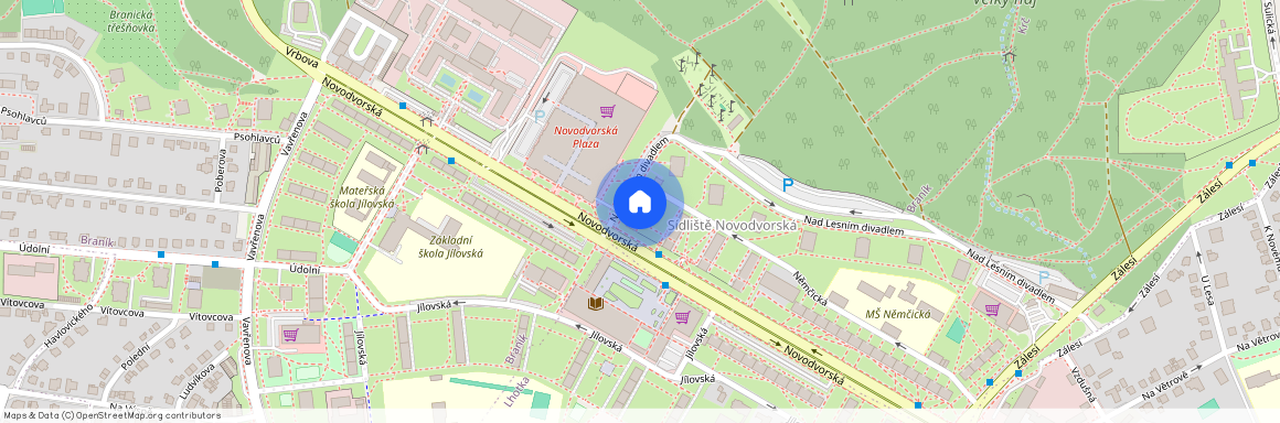 Nad lesním divadlem, Praha 4 - Braník