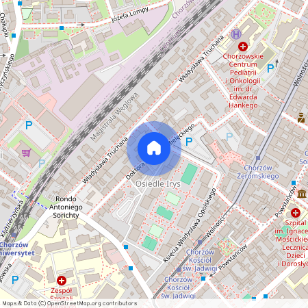 ul. dr. Andrzeja Mielęckiego, Centrum, Chorzów, śląskie