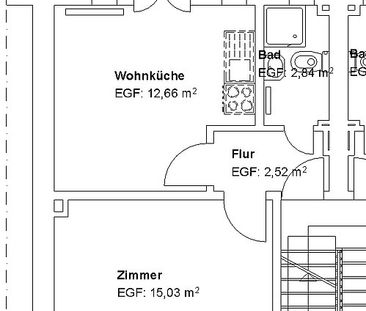 Helle 1 ZKB mit Balkon am Fasanenhof! - Foto 1