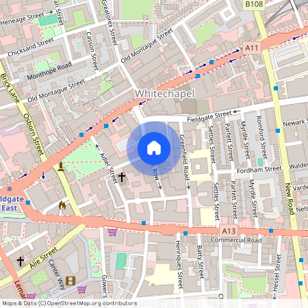 Plumbers Row, Aldgate, E1, London