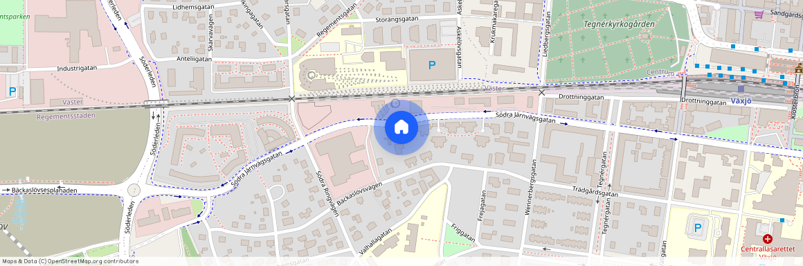 Söder, Växjö, Kronoberg, Södra Järnvägsgatan 39